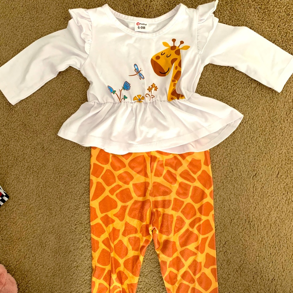 Matching Baby Outfit- Giraffe